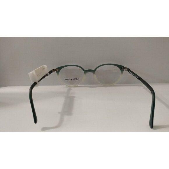 New Authentic Emporio Armani 557 253-S ~48*18*~ Designer Green Fade Eyeglasses - Picture 3 of 6